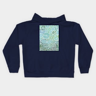 Water Lily Leafs Kids Hoodie